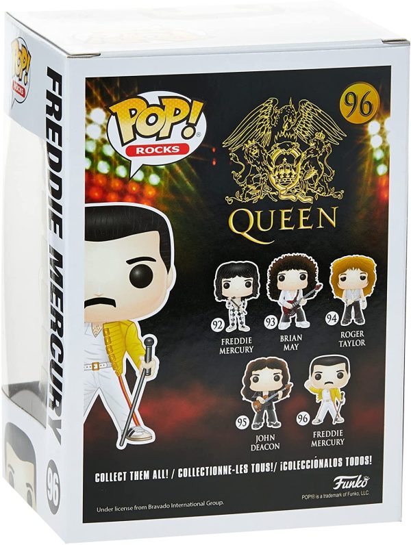 Funko Pop! Vinyl Rocks Queen - Freddy Mercury (Wembley 1986) - immagine 4