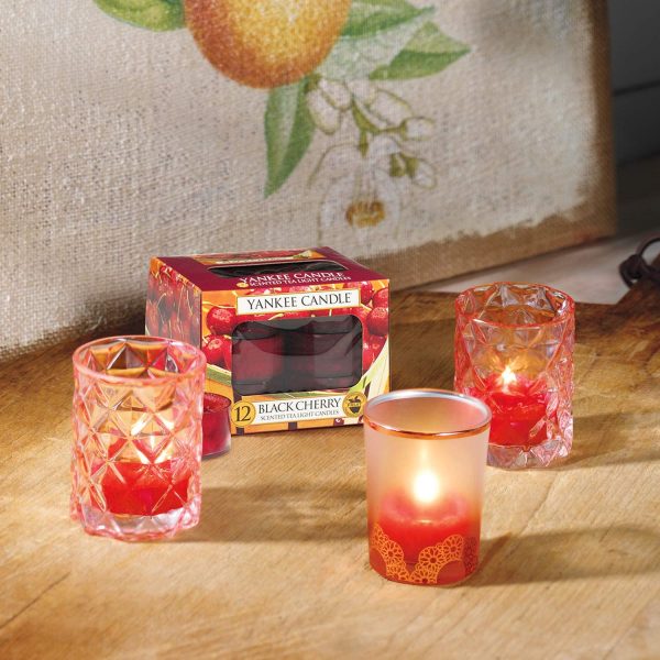 Yankee Candle candeline profumate tea light | Amarena | 12 pezzi - immagine 3