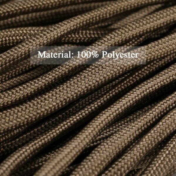 WILDKEN Corda Paracord per Paracadute, 31m (100ft), Corda Universale di Sopravvivenza Corda Militare per Sport Outdoor Pesca Campeggio Nautica - Non Adatta per Arrampicata