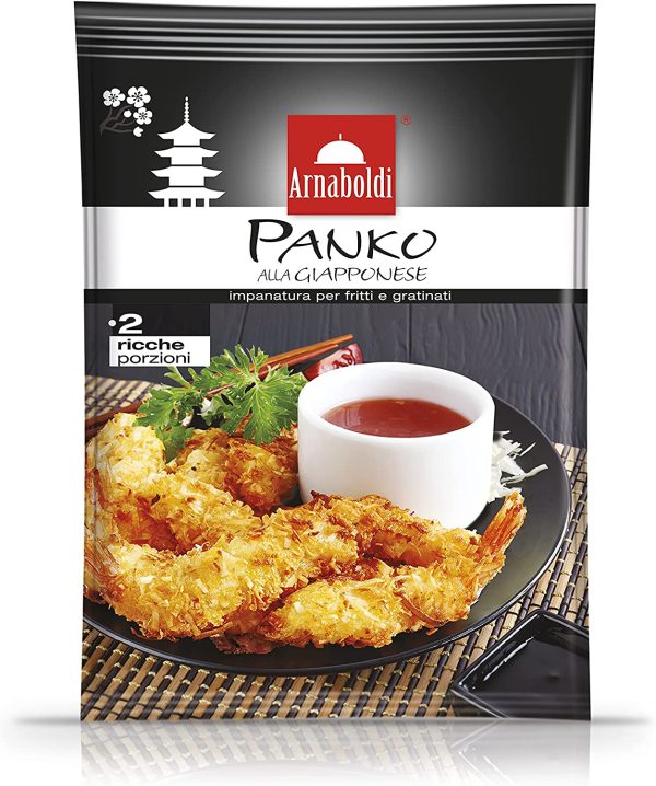 Arnaboldi Panko alla Giapponese - Impanatura per Fritti e Gratinati, Pangrattato per Frittura - 1 Confezione da 200g