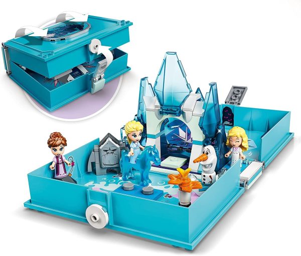 LEGO Disney Princess Frozen 2 Elsa, Le Avventure Fiabesche Del Nokk, Giocattolo In Valigetta & Creator Dinosauro, Modello 3 In 1, Figure Del Triceratopo E Pterodattilo, Sistema Costruzione Modulare - immagine 7