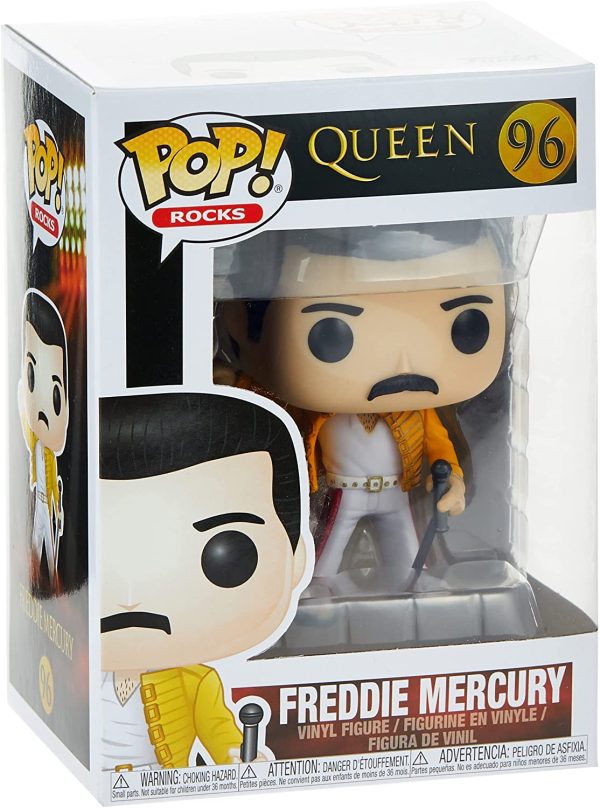 Funko Pop! Vinyl Rocks Queen - Freddy Mercury (Wembley 1986) - immagine 3