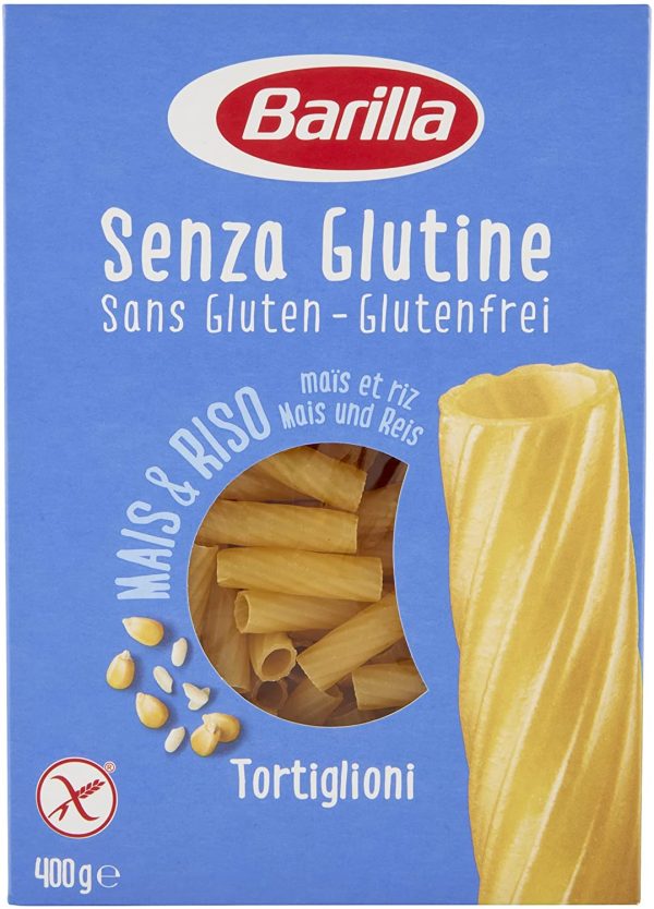 Barilla Pasta Tortiglioni Senza Glutine, Pasta Corta di Mais Bianco, Mais Giallo e Riso Integrale - 400 gr - immagine 4