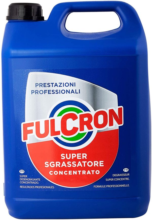 Fulcron 5L, sgrassatore detergente concentrato per sporco ostinato, pulizia motori, casa, nautica, tempo libero - immagine 4