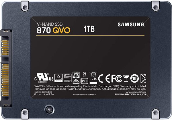 MZ-77Q1T0BW 870 QVO SSD Interno, 1 TB, SATA, 2.5"