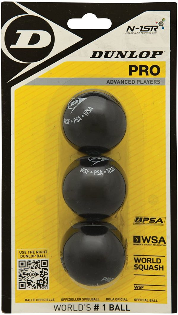 Dunlop Palla da Squash PRO (Confezione da)