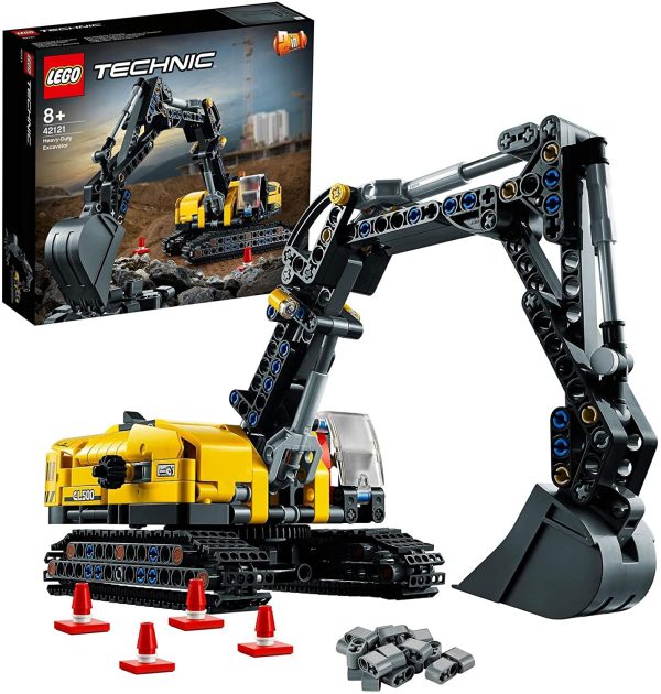 LEGO Technic Escavatore Pesante, Trattore, Modellino 2 in 1, Kit di Costruzione Veicolo Scavatore per Bambini dagli 8 Anni in Su, 42121 - immagine 3