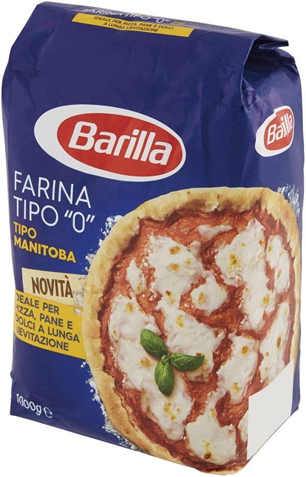 Barilla Farina di Grano Tenero Tipo 0 Tipo Manitoba per Pizza, Pane e Focaccia, 1 Kg - immagine 4