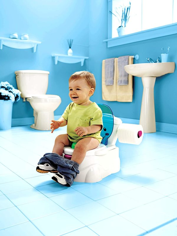 Fisher-Price La Mia Prima Toilette, Vasino per Bambini con 2 Diverse modalit?? di Utilizzo e Tanti Dettagli Realistici, P4328 - immagine 3