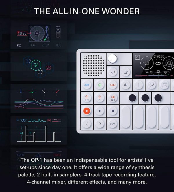 Teenage Engineering OP-1 - Sintetizzatore, sampler e controller tutto in uno, portatile - immagine 7