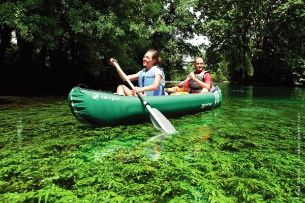 Sevylor Adventure Plus Kayak, 2 + 1 Posti, Verde - immagine 7