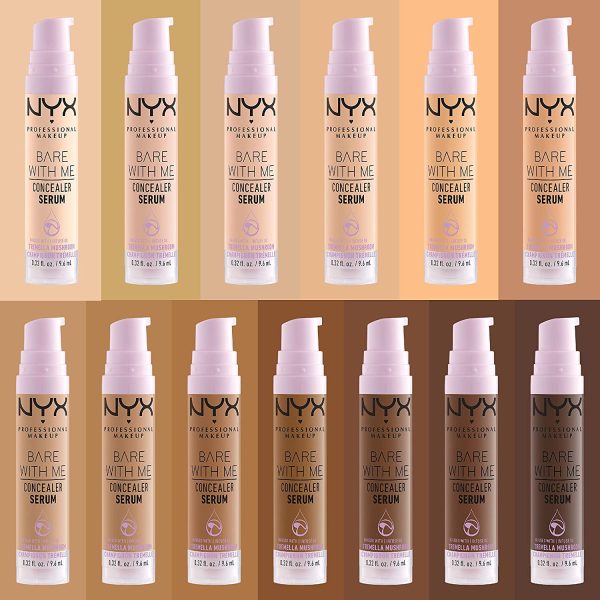 NYX Professional Makeup Bare With Me, Siero Correttore, Naturale, Copertura Media, Fair, 9.6ml - immagine 3