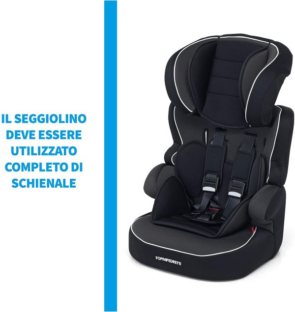 Foppapedretti Babyroad Seggiolino Auto, da 9 a 36 kg, Blu (Marine) - immagine 5