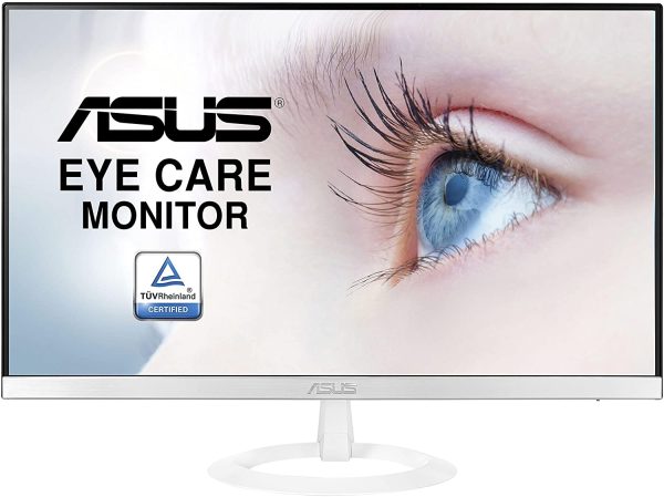 VZ279HE-W 27" Monitor, FHD, 1920 x 1080, IPS, Design Ultra-Slim, HDMI, D-Sub, Flicker Free, Filtro Luce Blu, Certificazione TUV, White