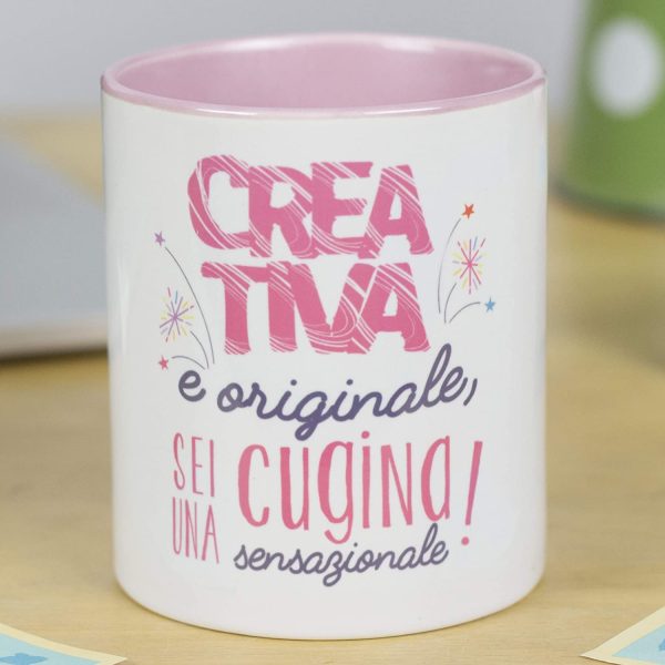 La Mente è Meravigliosa - Tazza con Frase e Disegno Divertente (Creativa e originale, sei una cugina sensazionale! ) Regalo per Cugina - immagine 5