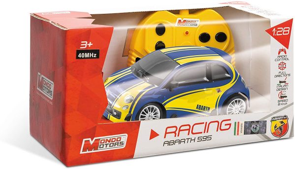 Mondo Motors - Abarth rally - modello in scala 1:28 - fino a 10 km/h di velocit?? - auto giocattolo per bambini - 63431 - immagine 3