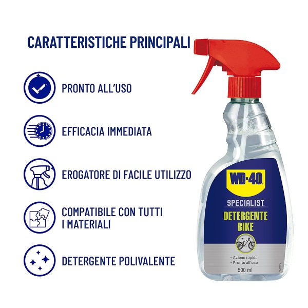 WD-40 Bike Detergente Bici Spray ad Azione Rapida, 500 ml - immagine 5