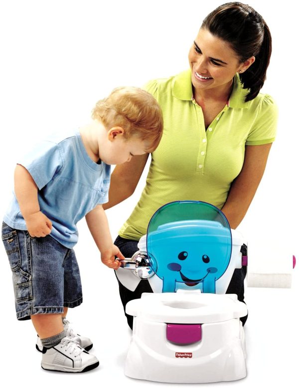 Fisher-Price La Mia Prima Toilette, Vasino per Bambini con 2 Diverse modalit?? di Utilizzo e Tanti Dettagli Realistici, P4328