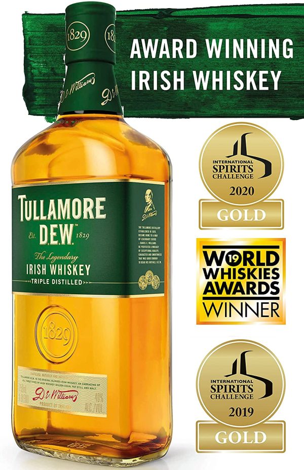 Tullamore D.E.W. The Legendary Irish Whiskey, 700ml - immagine 4