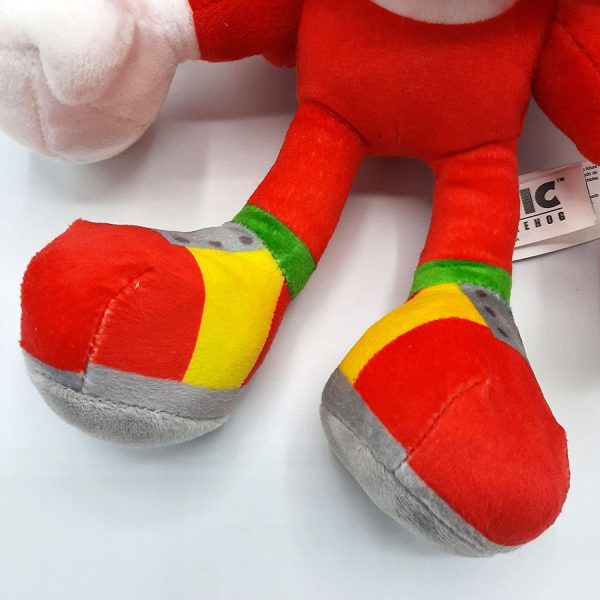 Sonic - Peluche Knuckles The Echidna 11'40 "/ 29cm Colore Rosso qualit?? Super Soft - immagine 7