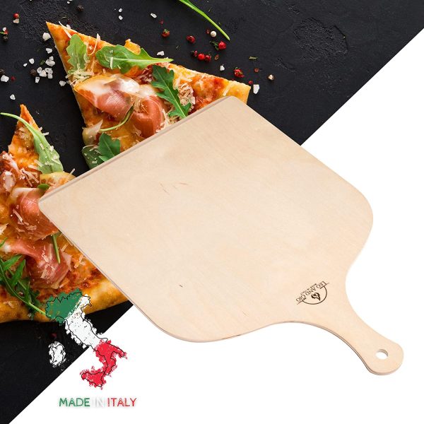 Pala Pizza Corta Pala Per Pizza Legno 30 per 42 cm Tagliere Paletta In Legno Betulla Da Cucina Per Pizza Accessori Pala Da Forno Casa Tagliere Rettangolare Taglieri Pane (1) - immagine 3