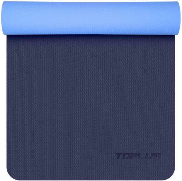 TOPLUS Tappetino da Yoga, Tappetino da Yoga Imbottito e Antiscivolo Fitness Pilates e Ginnastica con Cinturino di TPE,180 x 60 cm - immagine 3