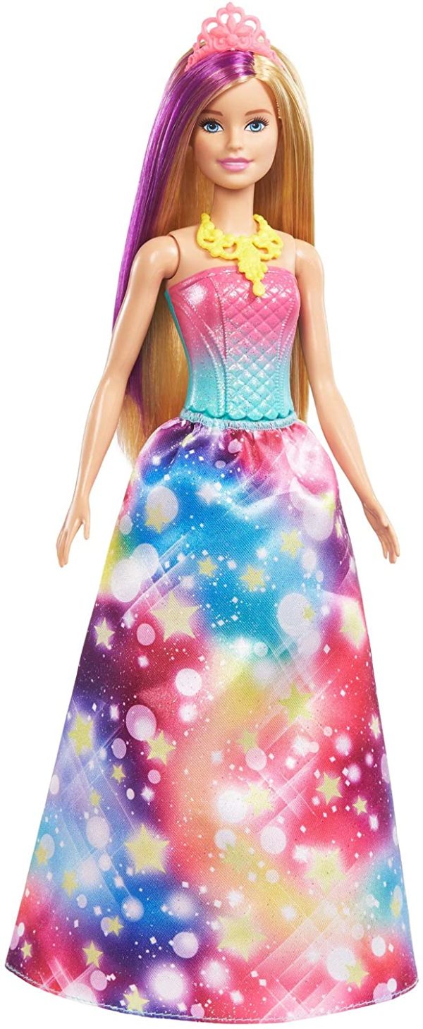 Barbie- Calendario dell'Avvento di Barbie Dreamtopia con Bambola Bionda, Vestiti da Favola, 3 Tre Cuccioli e Tanti Accessori, Giocattolo per Bambini 3+Anni, GJB72, Imballaggio Standard - immagine 5