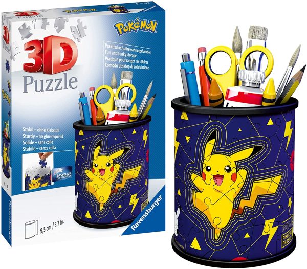 Ravensburger 3D Puzzle 11257 9, Portapenne Pokemon, Et?? Raccomandata 6+, Puzzle Ravensburger Alta Qualit?? - immagine 6