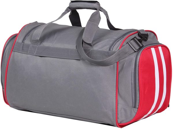 Borsa per lo sport Leonardo Borsone Palestra Sportivo in Tessuto Tela Borsa a Spalla da Viaggio Borsa con Scomparti Separati Unisex per Uomini e Donne - immagine 4