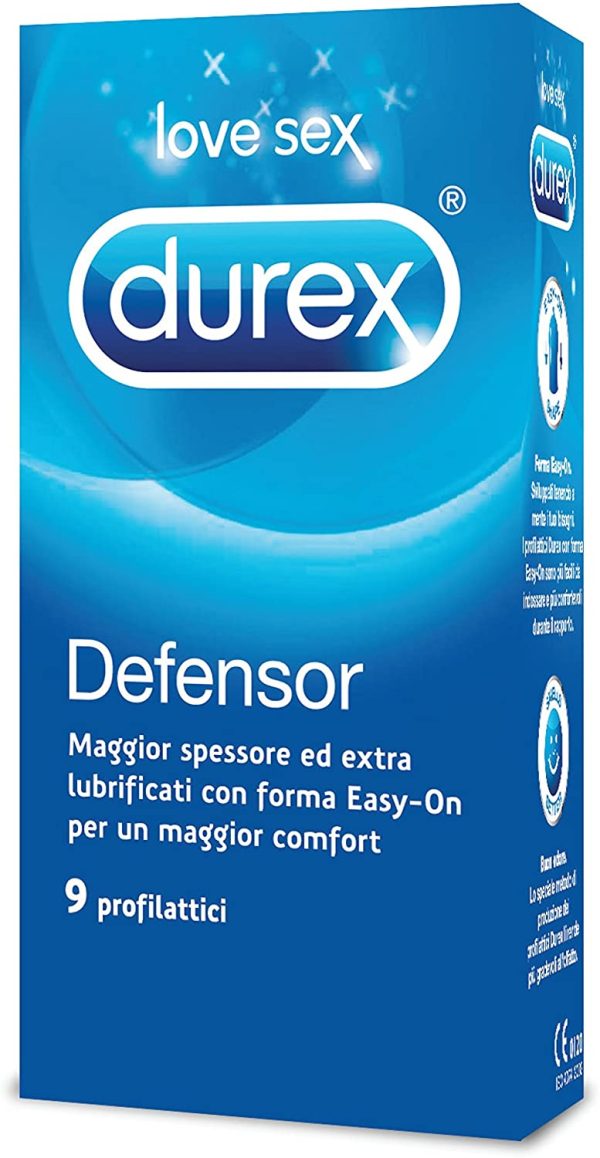 Durex Defensor Preservativi, 9 Profilattici - immagine 6