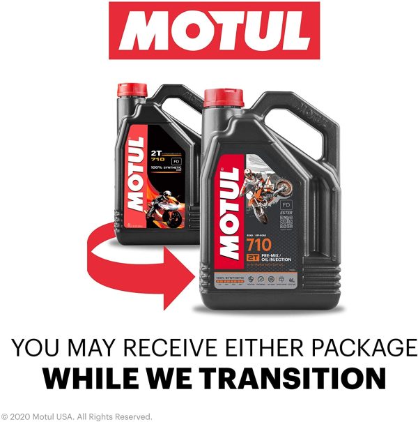 Motul 104035 710 2T, 4 L - immagine 2