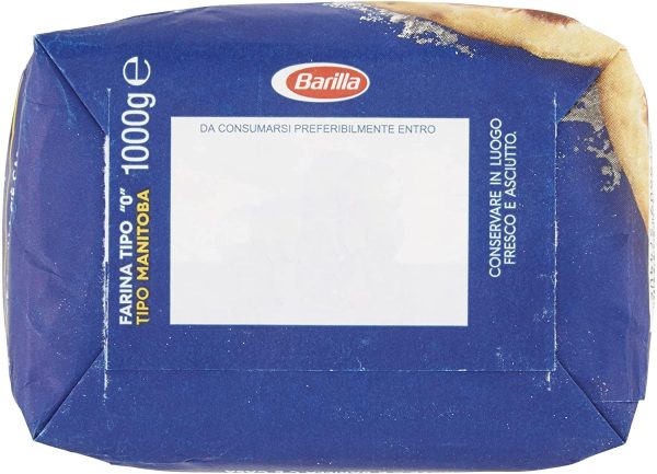 Barilla Farina di Grano Tenero Tipo 0 Tipo Manitoba per Pizza, Pane e Focaccia, 1 Kg - immagine 5