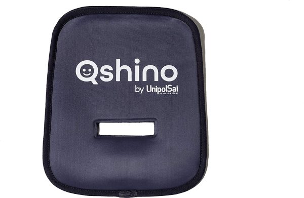 Qshino By Unipolsai Assicurazioni Dispositivo Antiabbandono Universale Per Seggiolini Auto, Bluetooth, Blu, 133 gr - immagine 2