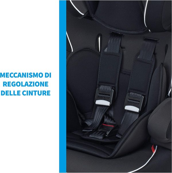 Foppapedretti Babyroad Seggiolino Auto, da 9 a 36 kg, Blu (Marine) - immagine 4