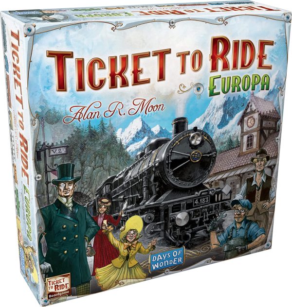 Asmodee - Ticket to Ride Europa, Gioco da Tavolo per tutta la Famiglia, Edizione in Italiano, 8500