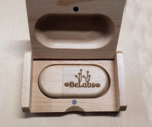 Chiavetta - pennetta USB/Pendrive 16 GB 2.0 in legno con custodia personalizzata - personalizzala con il tuo nome! Regalo originale - festa della mamma, regalo maestre - immagine 2