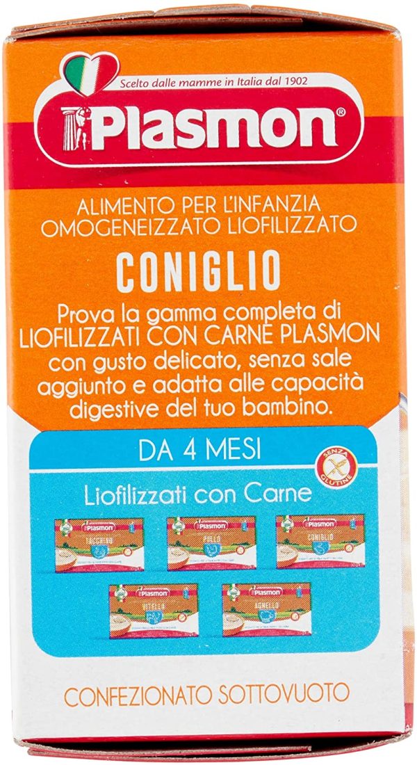 Plasmon Omogeneizzato Liofilizzato Coniglio 3x10g (12 Confezioni) - immagine 6