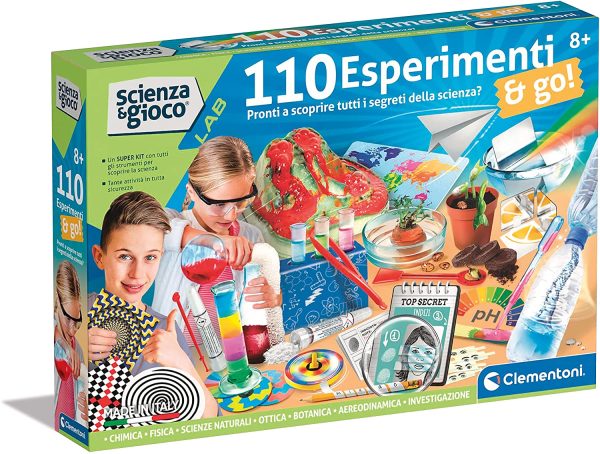 Clementoni Scienza E Gioco Lab Kit Esperimenti Scientifici Per Bambini 8+ Anni, Multicolore, 19255 - immagine 5