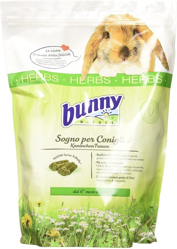 Bunny Sogno per Conigli Nani alle Erbe Herbs - 1500 gr - immagine 3