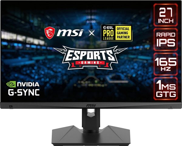 Optix MAG274QRF-QD Monitor Gaming 27", Display 16:9 WQHD (2560x1440), Pannello Rapid IPS (Quantum Dot), Frequenza 165Hz, 1ms, compatibile G-Sync e AMD Freesync, HDR Ready,  Gaming OSD - immagine 2