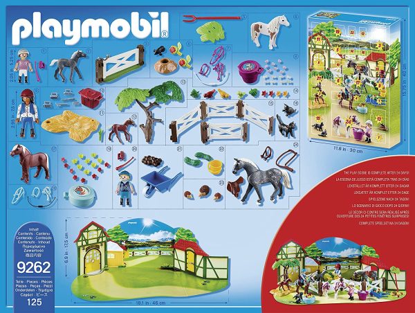 Playmobil- Calendario dell'Avvento Maneggio, dai 4 Anni, 9262 - immagine 3