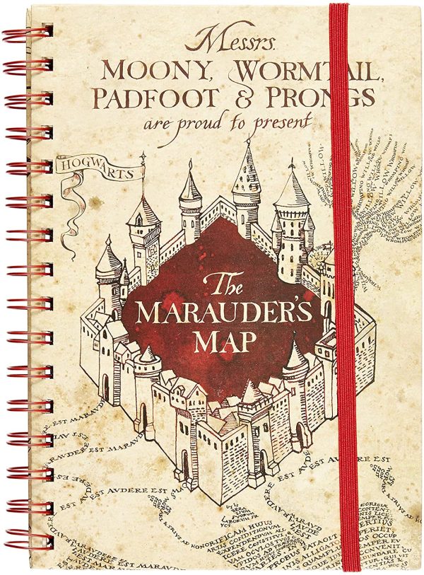 AMBROSIANA Quaderno a righe A5 Harry Potter The Marauders Map - immagine 3