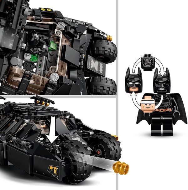 LEGO DC Batman Batmobile Tumbler: Resa Dei Conti Con Scarecrow, Macchina con Batman e Scarecrow, Regalo Bambini 8 Anni e Pi??, 76239 - immagine 4