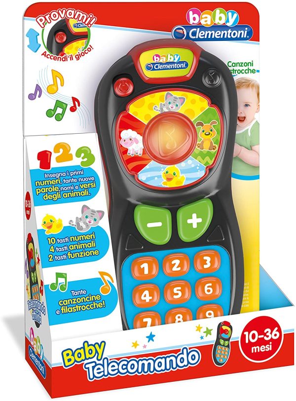 Clementoni Baby Telecomando Giocattolo, Multicolore, 17156 - immagine 2