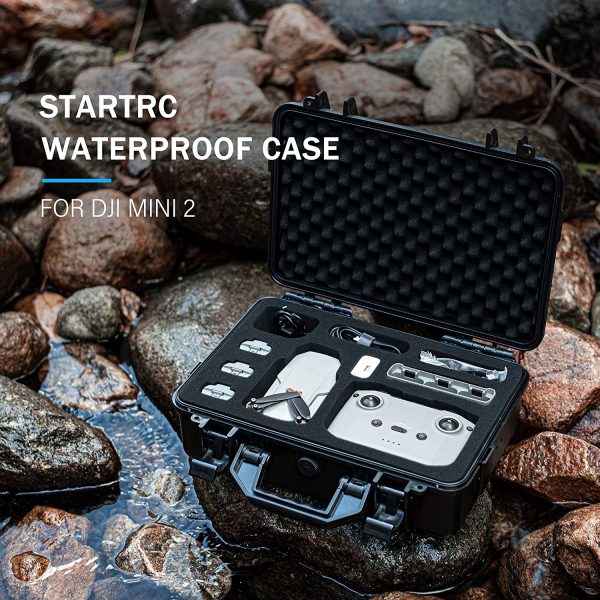 STARTRC Mini 2 Custodia Rigida Impermeabile Compatibile con DJI Mini 2 Fly Altri Accessori Combo