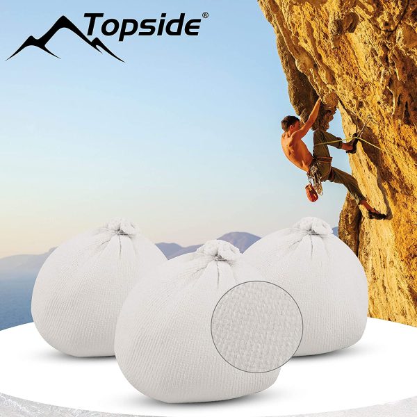 TOPSIDE Chalk Ball da 56 gr Palle di Gesso (1 o 3 pz) per Arrampicata, Bouldering e Crossfit - immagine 3