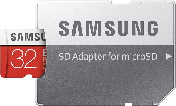 Samsung MB-MC32GA EVO Plus Scheda microSD da 32 GB, UHS-I U1, fino a 95 MB/s, con Adattatore SD, Rosso/Grigio - immagine 4