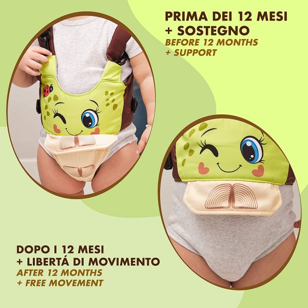 Assistente per camminare bambini e bambine - redini di sostegno neonati primi passi - cintura resistente per camminare - supporto regolabile camminata - bretelle traspiranti da passeggio - immagine 6